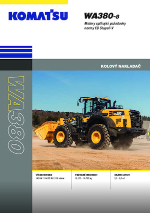Wheel Loaders Komatsu WA380-8E0