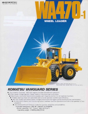 Wheel Loaders Komatsu WA470-1