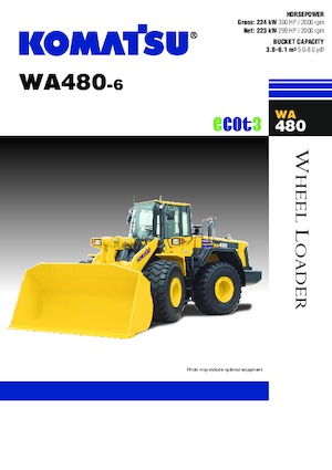 Tekerlekli yükleyiciler Komatsu WA480-6A