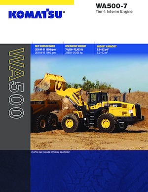 Wheel Loaders Komatsu WA500-7