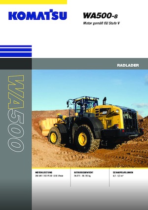 Wheel Loaders Komatsu WA500-8