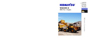 Wheel Loaders Komatsu WA600-6