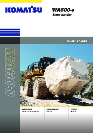 Wheel Loaders Komatsu WA600-8