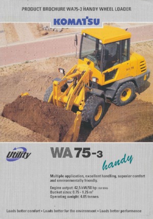 Wheel Loaders Komatsu WA75-3