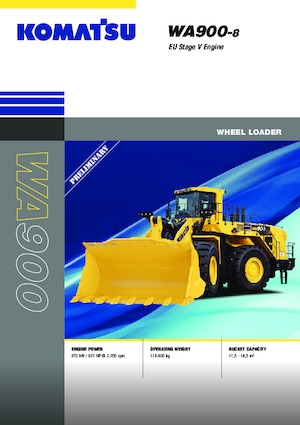 Tekerlekli yükleyiciler Komatsu WA900-8E0