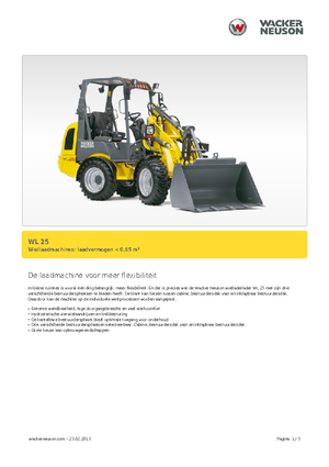 Wheel Loaders Wacker Neuson WL25