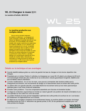 Wheel Loaders Wacker Neuson WL25