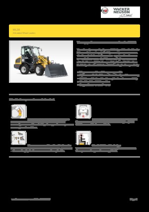 Tekerlekli yükleyiciler Wacker Neuson WL38