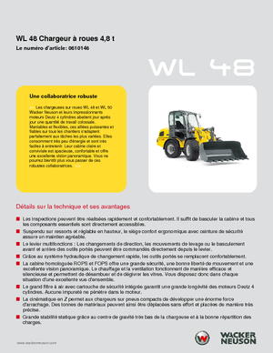 Tekerlekli yükleyiciler Wacker Neuson WL 48