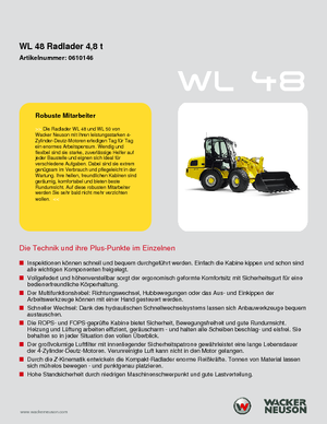 Wheel Loaders Wacker Neuson WL 48
