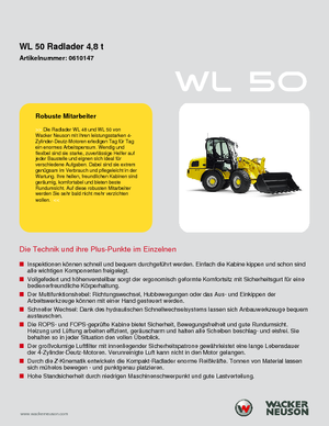 Wheel Loaders Wacker Neuson WL 50