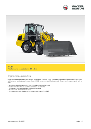 Wheel Loaders Wacker Neuson WL 55