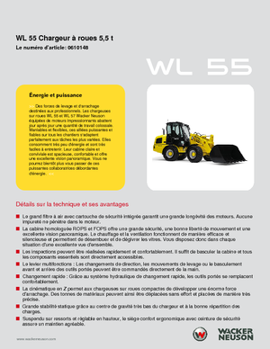 Wheel Loaders Wacker Neuson WL 55