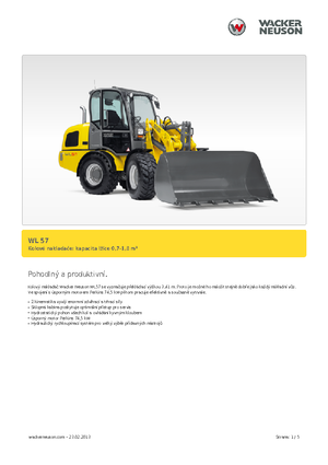 Wheel Loaders Wacker Neuson WL 57