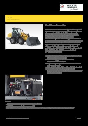 Wheel Loaders Wacker Neuson WL60