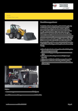 Wheel Loaders Wacker Neuson WL60
