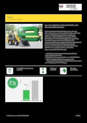 Electric Wheel Loaders Wacker Neuson WL20 e