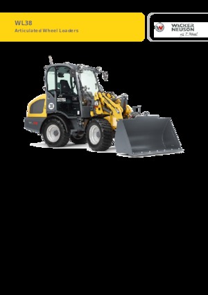 Tekerlekli yükleyiciler Wacker Neuson WL38