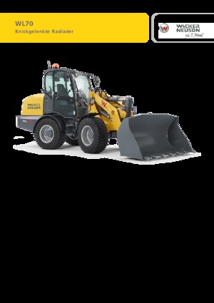 Tekerlekli yükleyiciler Wacker Neuson WL70