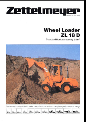 Wheel Loaders Zettelmeyer ZL 18 D