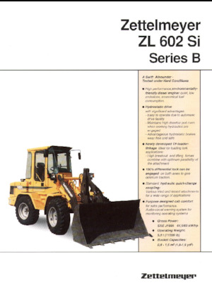 Wheel Loaders Zettelmeyer ZL 602 Si B