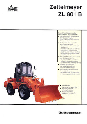 Wheel Loaders Zettelmeyer ZL 801 B