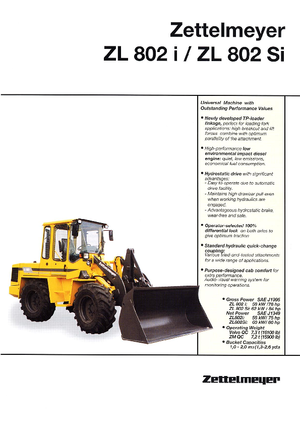 Wheel Loaders Zettelmeyer ZL 802 SI