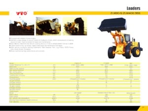 Wheel Loaders YTO 955