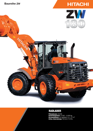 Wheel Loaders Hitachi ZW 180