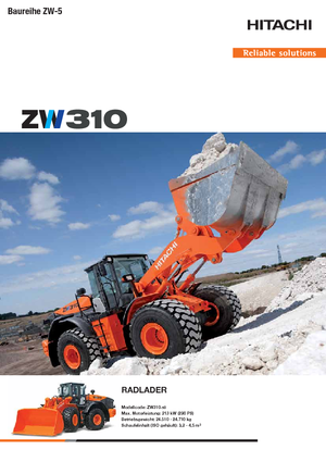 Wheel Loaders Hitachi ZW 310-5