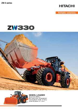 Wheel Loaders Hitachi ZW 330-5