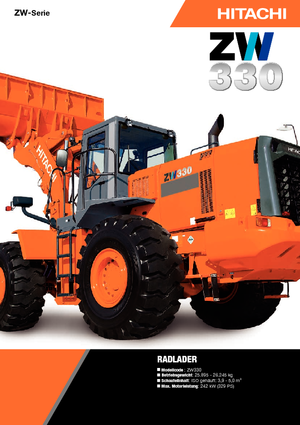 Wheel Loaders Hitachi ZW 330