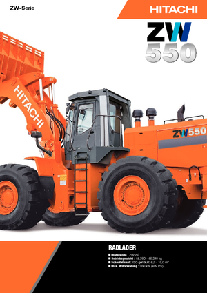 Wheel Loaders Hitachi ZW 550