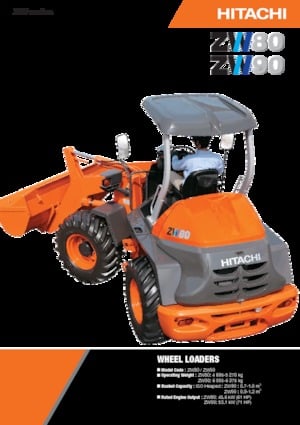 Wheel Loaders Hitachi ZW80