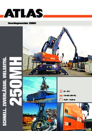 Wheel Excavators Atlas 250 MH
