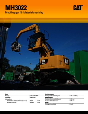 Malzeme İşleyiciler Caterpillar MH3022