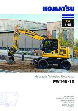 Wheel Excavators Komatsu PW148-10