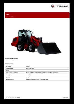 Wheel Loaders Weidemann 4080