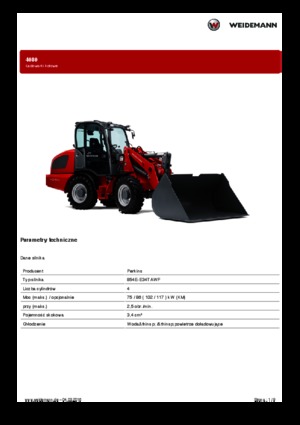 Wheel Loaders Weidemann 4080