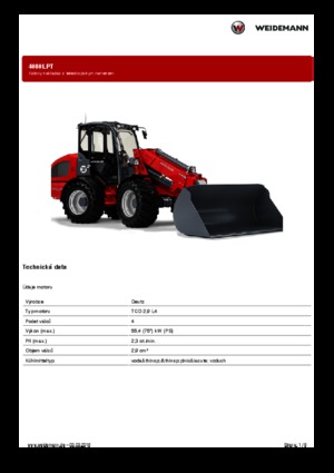 Tekerlekli yükleyiciler Weidemann 4080LPT