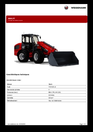 Tekerlekli yükleyiciler Weidemann 4080LPT