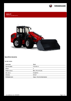 Tekerlekli yükleyiciler Weidemann 4080LPT