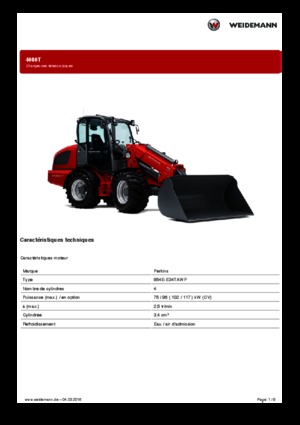 Tekerlekli yükleyiciler Weidemann 4080T
