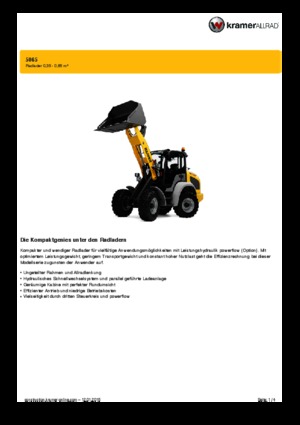 Wheel Loaders Kramer 5065