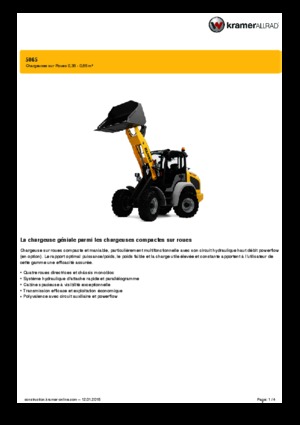 Wheel Loaders Kramer 5065
