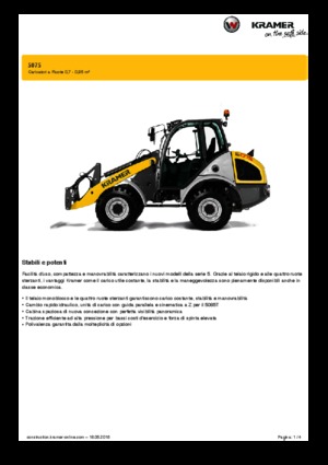 Wheel Loaders Kramer 5075