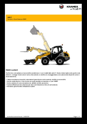 Tekerlekli yükleyiciler Kramer 5085 T