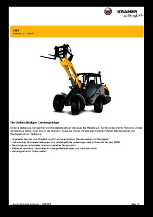 Wheel Loaders Kramer 5095