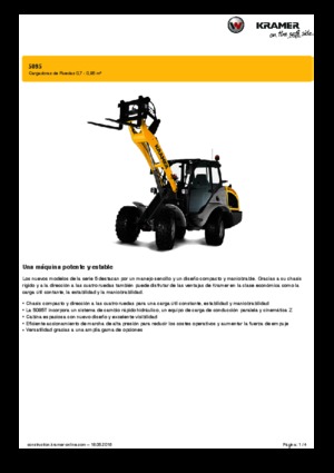 Wheel Loaders Kramer 5095