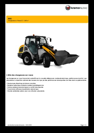 Wheel Loaders Kramer 8085